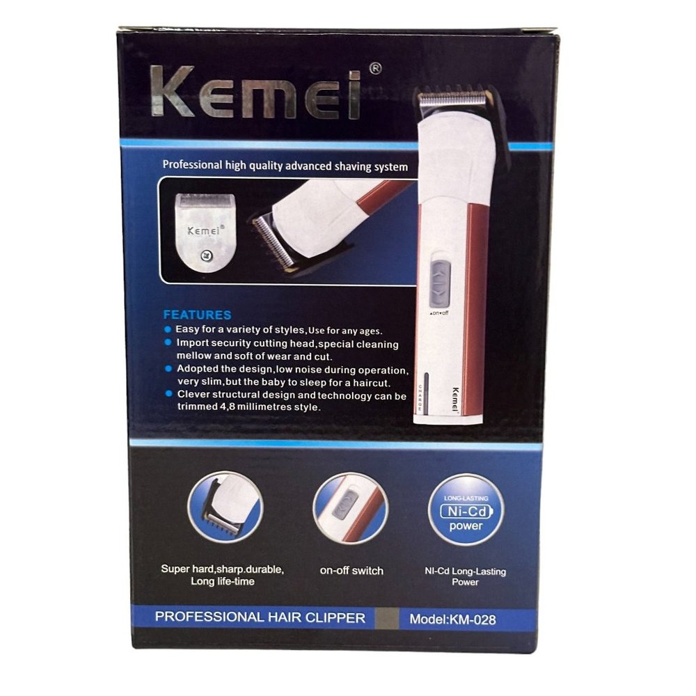 Professional Cordless USB Rechargeable Hair Clipper